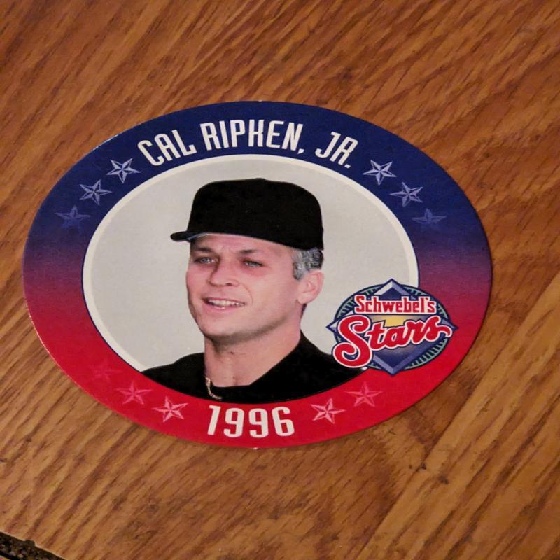 1996 Schwebel's Stars Disc Cal Ripken JR