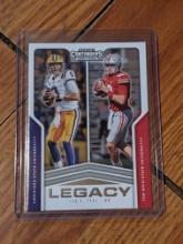 JOE BURROW LEGACY ROOKIE CARD LSU OHIO STATE 2020 Contenders CINCINNATI BENGALS