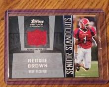 2005 Topps Draft Pick & Prospects Senior Standouts Relics #SS-RB Reggie Brown