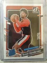 2023-24 Donruss Rated Rookie Scoot Henderson #250