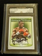 Buster Douglass 2019 Upper Deck goodwin auto Authenticated by Fivestar Grading Graded