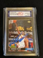Dominique Wilkins 1993 Upper Deck auto Authenticated by Fivestar Grading