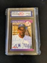 Hensley Meulens 1989 Donruss Auto Authenticated by Fivestar Grading