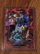 2023 Rashee Rice Panini Prizm Draft Picks - Red Ice Prizm #142 (RC) Chiefs