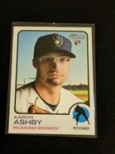 2022 Topps Heritage SP Aaron Ashby #485 RC