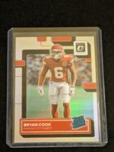 2022 Donruss Optic Refractor Bryan Cook Rated Rookie RC #272