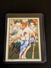 Mike Schmidt autographed card w/coa