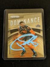 Paul George autographed card w/coa