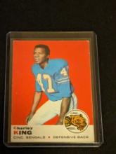 1969 Topps #79 Charley King Rookie Cincinnati Bengals NFL Vintage Football Card