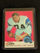 1969 Topps # 34 Merlin Olsen ~ Utah State & LA Rams