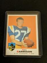 1969 Vintage Topps Football #233 Gary Garrison Football San Diego Chargers