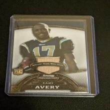 295/569 SP 2008 Bowman Sterling Large Swatch Donnie Avery #163 Rookie RC