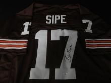 Brian Sipe Signed Jersey FSG COA