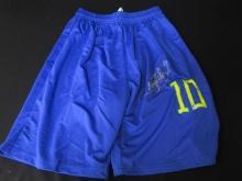 Neymar Jr Signed Soccer Shorts COA Pros