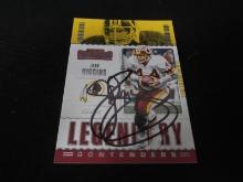 John Riggins signed football card COA