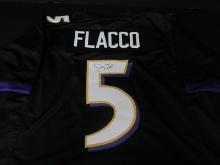 Joe Flacco signed football jersey JSA COA