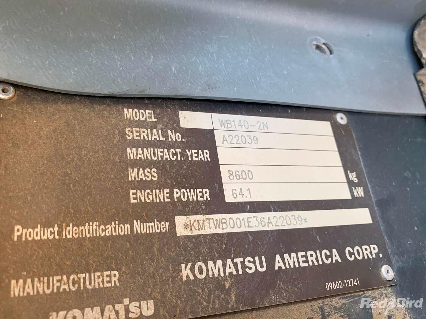 2006 KOMATSU WB-140