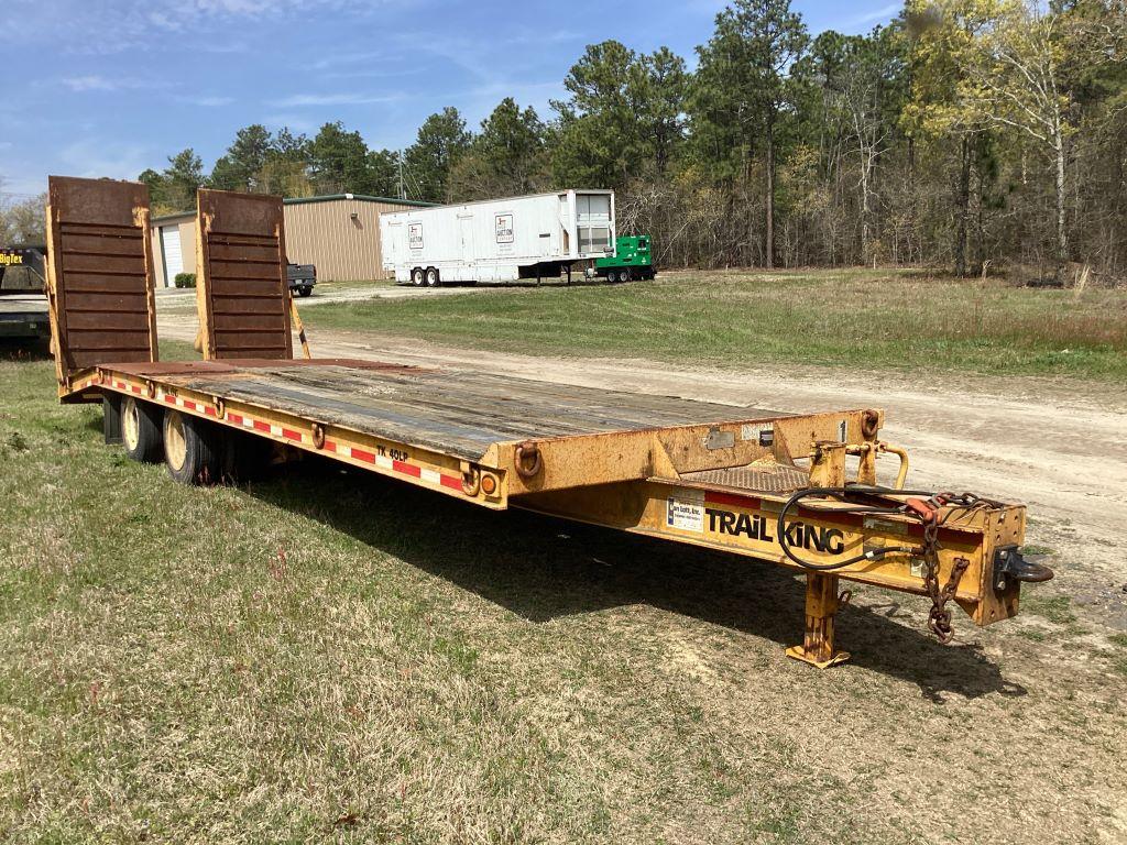 2008 TRAILKING TK40LP 20 TON EQUIPMENT TRAILER