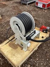 FUEL HOSE REEL AND PUMP