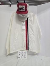 Cap'nJac XL IH windbreaker with 2 hats IH and caseIH