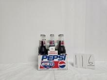 6 Pack Pepsi 1992 Fan Appreciation Tour Petty Longneck Bottles In Cdbd Carrier