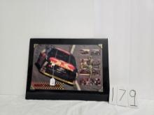 Battery Operated Clock Corkboard Base Robert Yates Havoline Racing