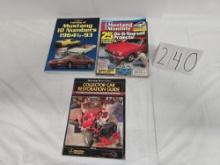 Set Of 4 Book/magazines Of Ford Mustang