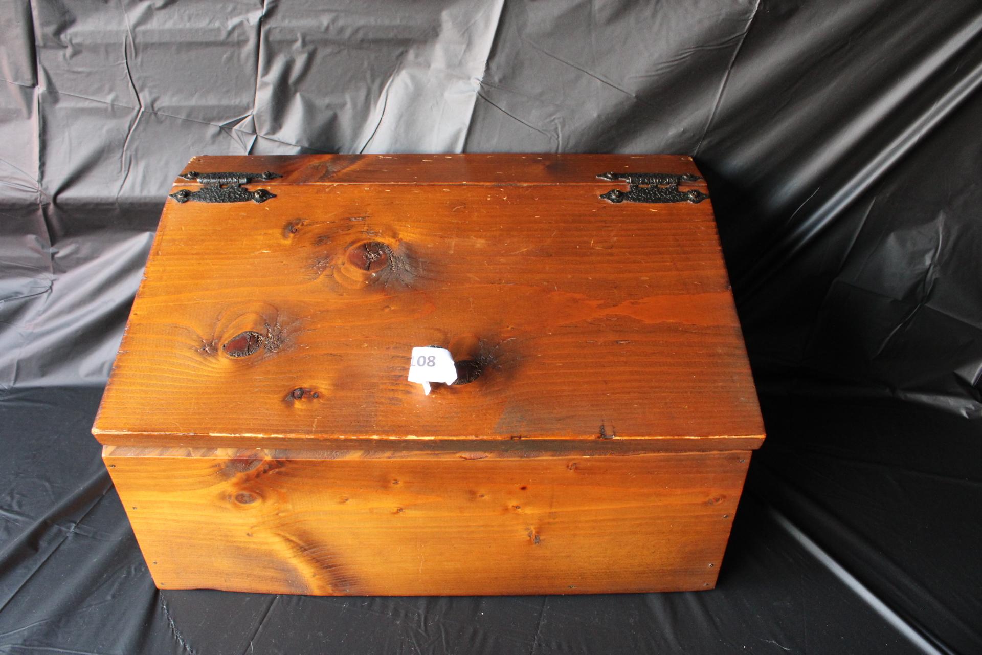 Vintage Rustic Wooden Bread Box