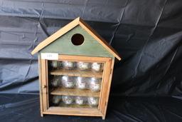 Vintage Wooden Spice Rack