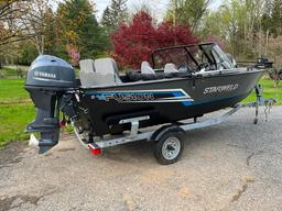 2019 STARCRAFT FUSION 16 BOAT WITH SHORELANDR TRAILER