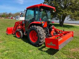 2018 KUBOTA L4060 4X4 TRACTOR WITH LOADER. 110 HOURS