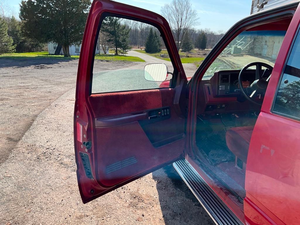 1991 GMC C3500 EXTENDED CAB WESTERN HAULER TRUCK