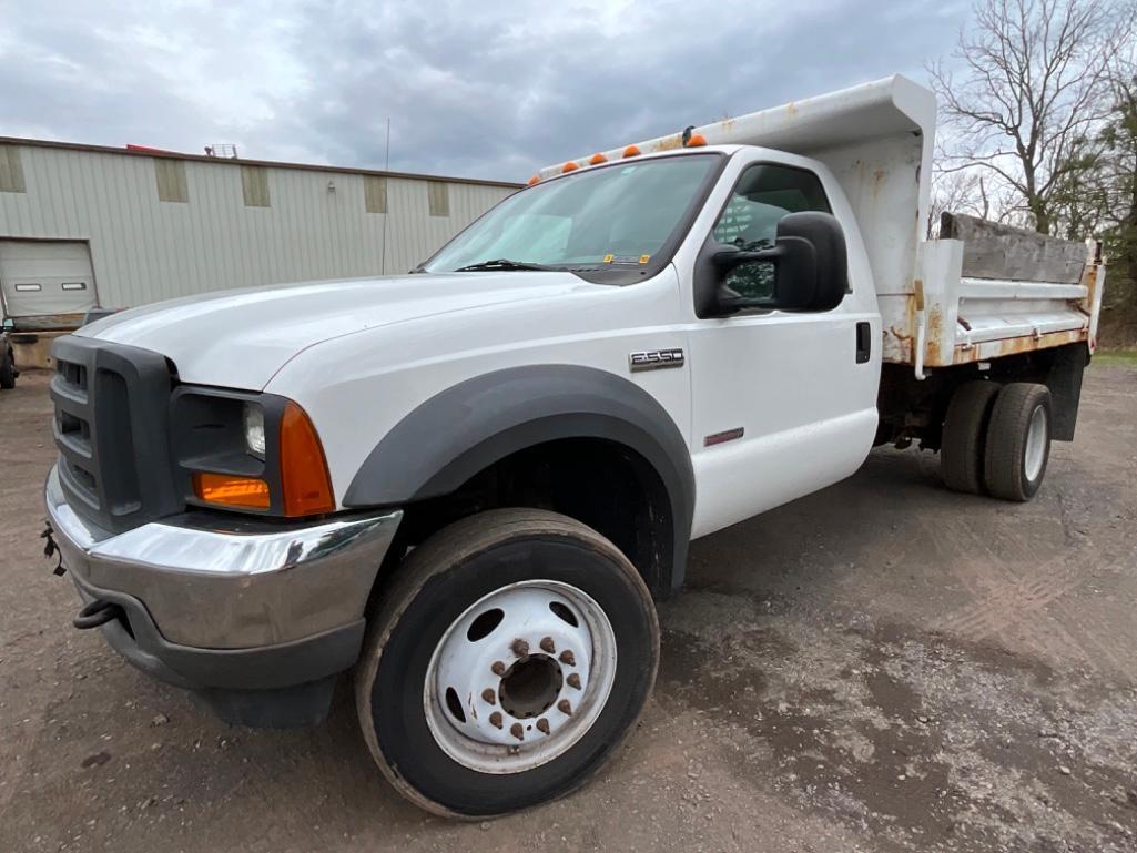 2005 FORD F550 MASON DUMP TRUCK