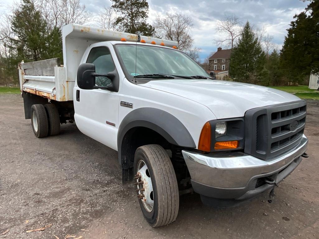 2005 FORD F550 MASON DUMP TRUCK