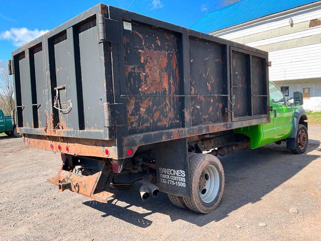 2011 FORD F550 4X4 DUMP TRUCK