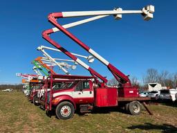 2000 FORD F750 REAR MOUNT BUCKET TRUCK