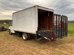 1997 GMC 3500 ENCLOSED LANDSCAPE BOX TRUCK WITH RAMP