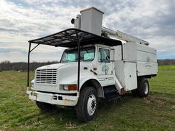 1998 INTERNATIONAL 4700 FORESTRY BUCKET TRUCK