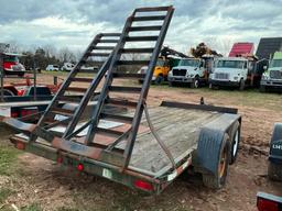 2001 PEUGEOT UTILITY TRAILER WITH FOLD DOWN RAMPS