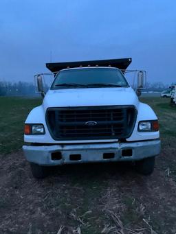 2001 FORD F650XL 2001 FORD F650XL LANDSCAPE DUMP TRUCK