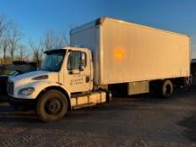 2012 FREIGHTLINER M2 26 FOOT BOX TRUCK WITH LIFTGATE.