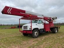 1997 GMC C7500 REAR MOUNT BUCKET TRUCK