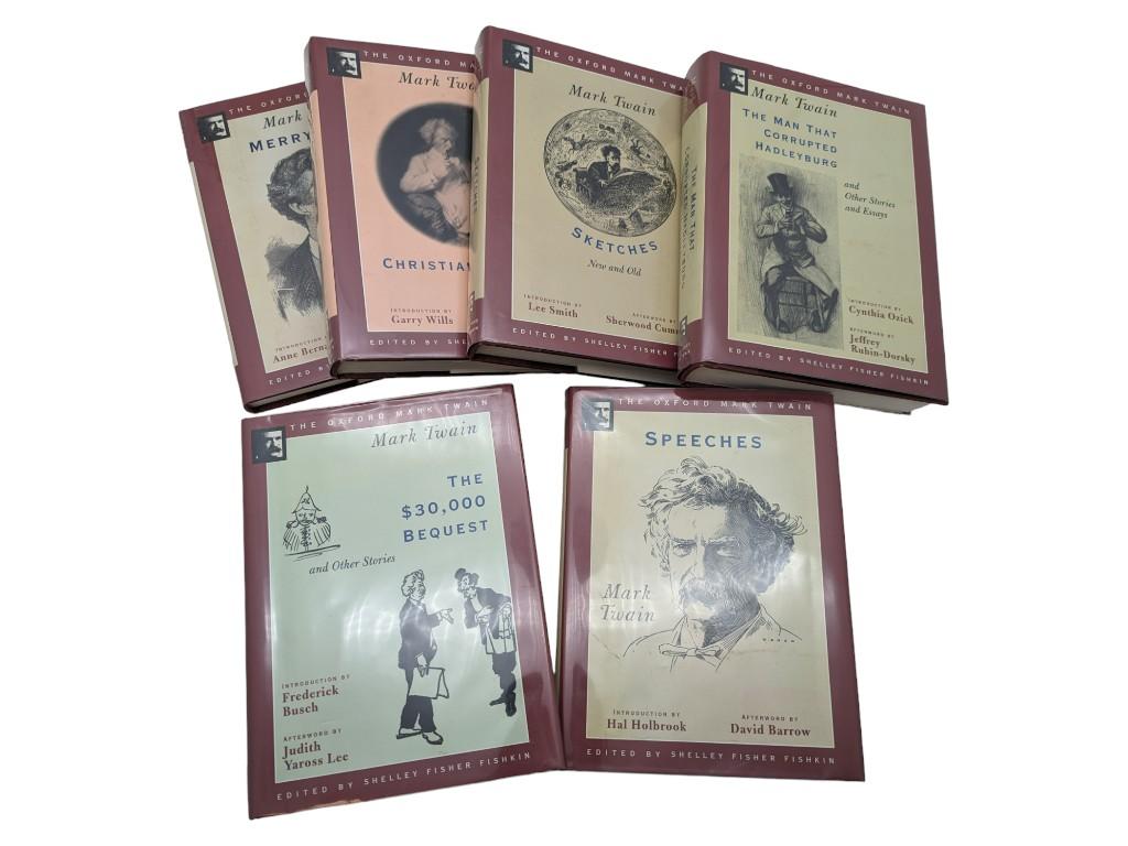 Lot of 6 Mark Twain Books