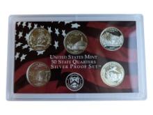 2006 US Mint 50 State Quarters Silver Proof Set
