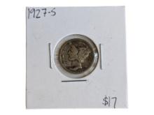 1927-S Mercury Dime