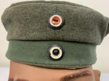 IMPERIAL GERMANY PRUSSIAN M1907 JAGER NCO FIELD CAP - Fieldmutze