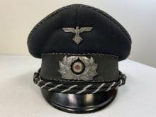 GERMANY THIRD REICH TENO DISTRICT OR STAFF OFFICERS VISOR CAP