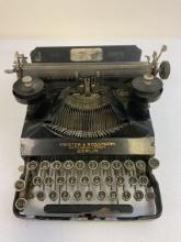 ANTIQUE GERMAN 1920'S SENTA FRISTER & ROSSMANN PORTABLE TYPEWRITER