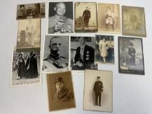 LARGE LOT OF ANTIQUE MILITARY PHOTO CARDS AND PORTRAITS USA GERMANY RUSSIA AUSTRIA ITALY