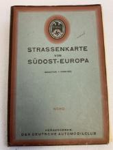 NAZI GERMANY DDAC GERMAN AUTOMOTIVE CLUB EUROPEAN ROAD MAP